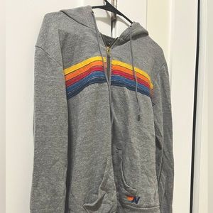 Aviator Nation grey zip up